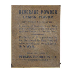 Sachet, Beverage Powder, Lemon Flavor, Ration