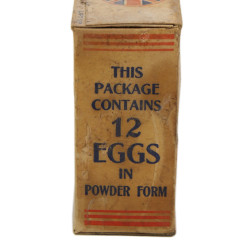 Box, Pure Dried Whole Eggs, U.S.A. Product, British Ministry of Food