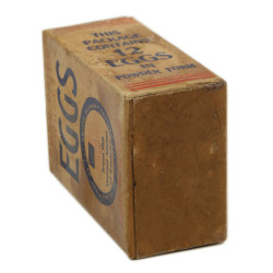 Box, Pure Dried Whole Eggs, U.S.A. Product, British Ministry of Food