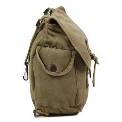 Bag, Field, M-1936, ATLANTIC PRODUCTS CORP. 1941, T/5 Robert Neuenkirch, Serv. Co., 13th Inf. Regt., 8th Infantry Division, ETO