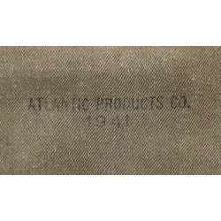 Bag, Field, M-1936, ATLANTIC PRODUCTS CORP. 1941, T/5 Robert Neuenkirch, Serv. Co., 13th Inf. Regt., 8th Infantry Division, ETO