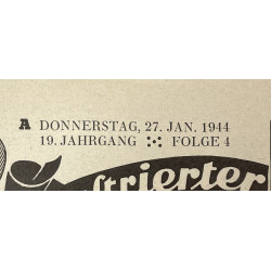 Magazine, Illustrierter Beobachter, January 27, 1944