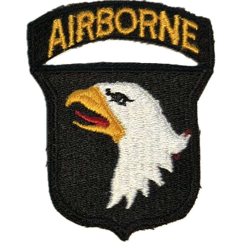 Insignia, Sleeve, Shoulder, 101st Airborne Division, Type 7, Black Back