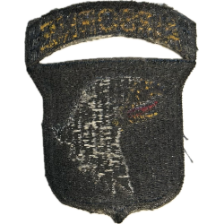 Insignia, Sleeve, Shoulder, 101st Airborne Division, Type 7, Black Back