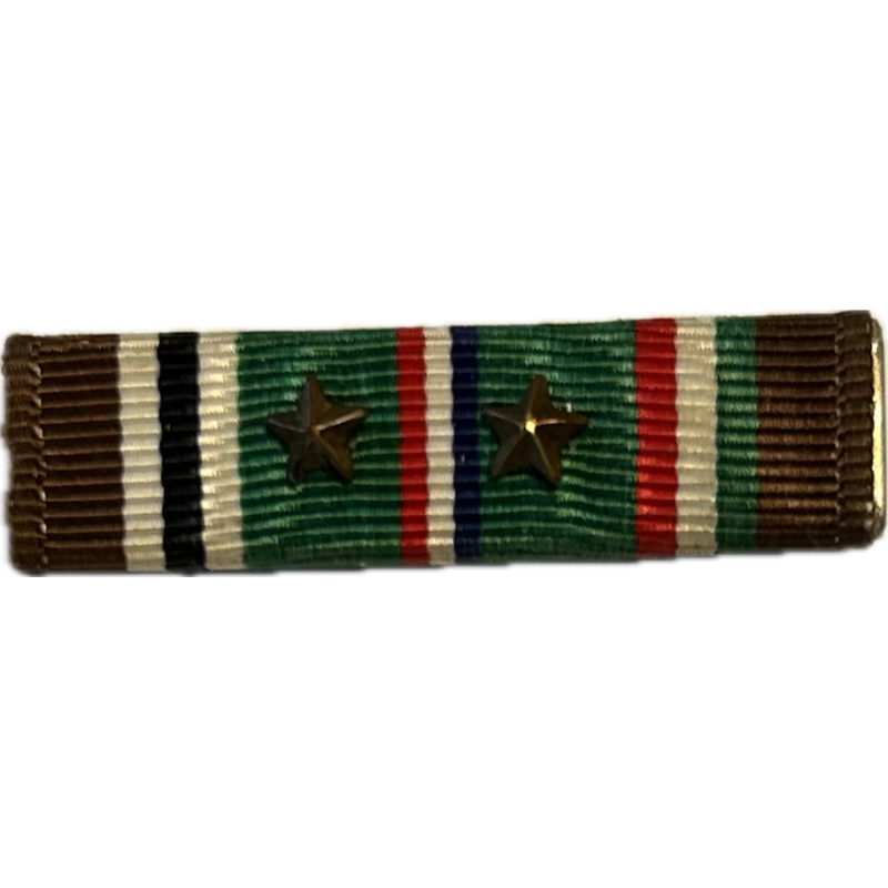 Ribbon, European African Middle Eastern Campaign, 2 stars