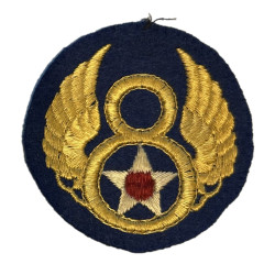 Insigne, 8th Air Force, USAAF, British-Made, feutre