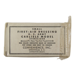 Dressing, First-Aid, Small, US Army, Carlisle Model, CONVENIENCE, Inc.