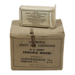 Dressing, First-Aid, Small, US Army, Carlisle Model, CONVENIENCE, Inc.