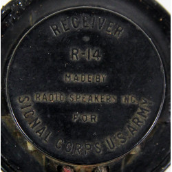 Écouteurs, Type R-14, US Army, UTAH CHICAGO & RADIO SPEAKERS, INC.