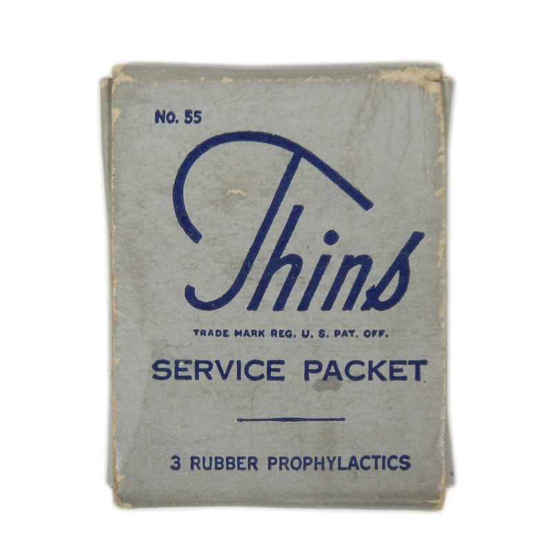 Paquet de 3 préservatifs, Thins, Service Packet