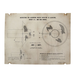 Notice, grille de protection pour lance-roquette M1A1, bazooka