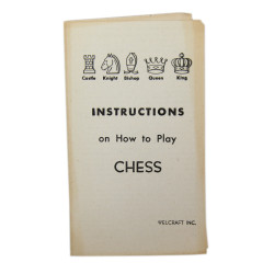 Games, cards, dices, Chess game, 1944