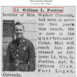 Gants en cuir, The Jos. N. Eisendrath Co., 1941, Cpl. William Pontius, Quartermaster Corps