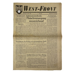 Journal allemand, West-Front, 9 janvier 1941