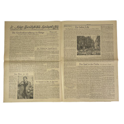 Newspaper, German, West-Front, January 9, 1941