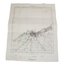 Carte alliée, CASABLANCA, Maroc, 1942