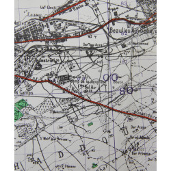 Map, Allied, CASABLANCA, Morocco, 1942