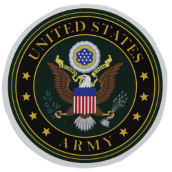 Sticker, logo U.S. ARMY