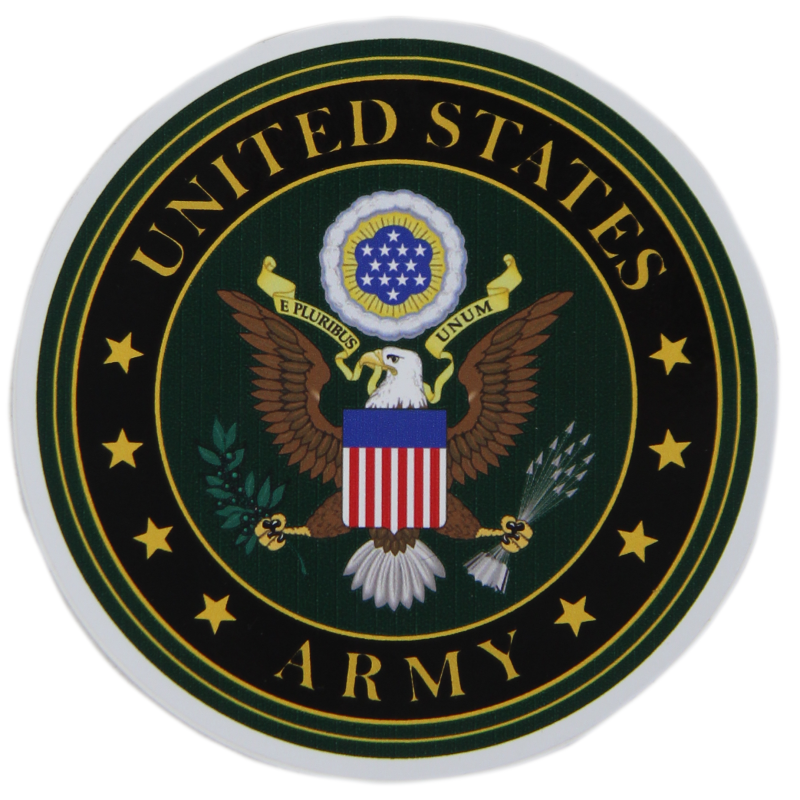 Autocollant, logo U.S. ARMY