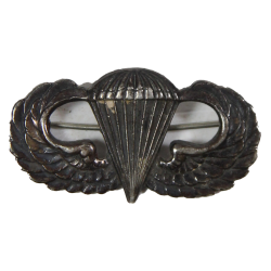 Badge, Parachutist's, 'Jump Wings', US Army, Sterling, Pin Back