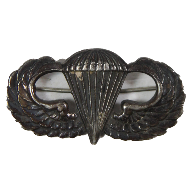 Badge, Parachutist's, 'Jump Wings', US Army, Sterling, Pin Back