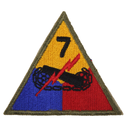 Insigne, 7th Armored Division, Metz, Manhay, Saint-Vith