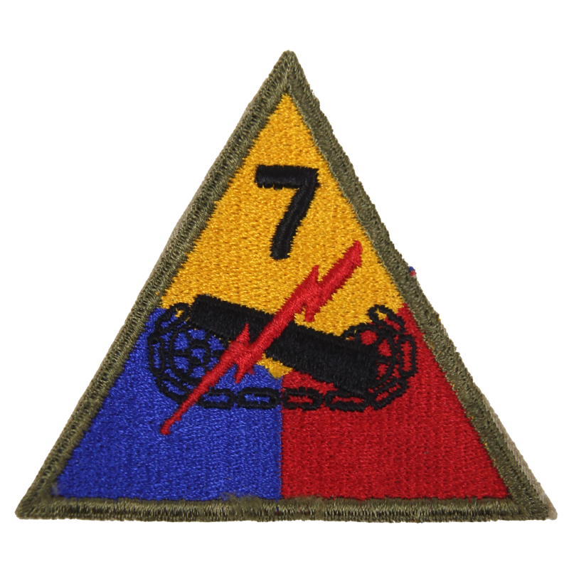 Insigne, 7th Armored Division, Metz, Manhay, Saint-Vith