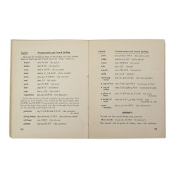 Booklet, French Language Guide, TM 30-302, 1943