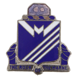 Crest, 38th Inf. Rgt., 2nd Infantry Division, à épingle