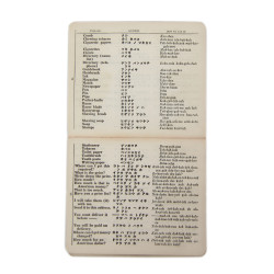 Manual, Technical, TM 30-275, Japanese Phrase Book, 1943