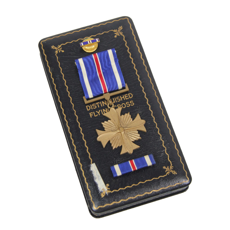 Coffret médaille, Distinguished Flying Cross, complet