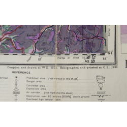 Map, Essen, Ruhr, Germany, 1942