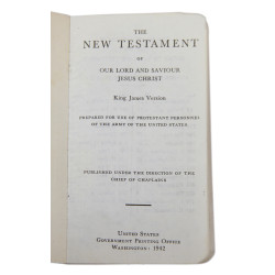 The New Testament, US Army, 1942