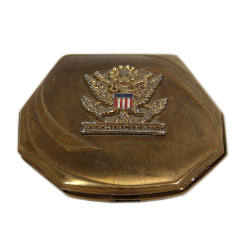 Compact, Powder, Brass, ELGINA, US Army