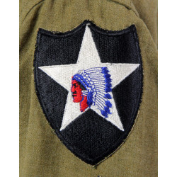 Chemise moutarde, Special, Private First Class, 2nd Infantry Division, 15 ½ x 34