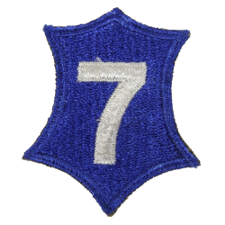 Insigne, VII Corps, US Army, Utah Beach (1er modèle)