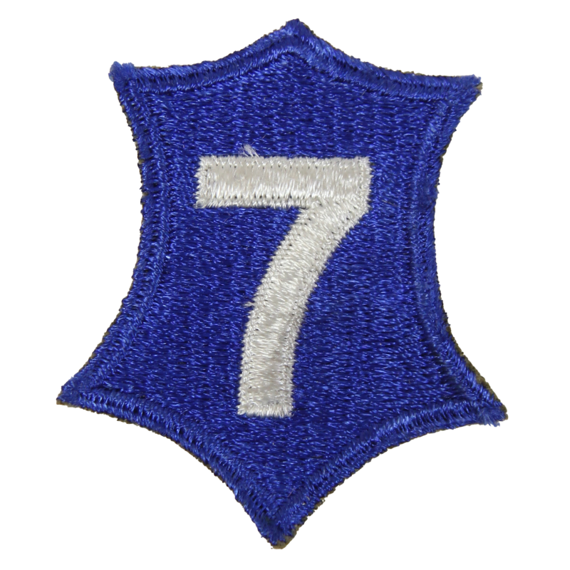 Insigne, VII Corps, US Army, Utah Beach (1er modèle)