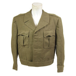 Jacket, Field, Wool, Serge, OD, Officer's, 44S, 1945