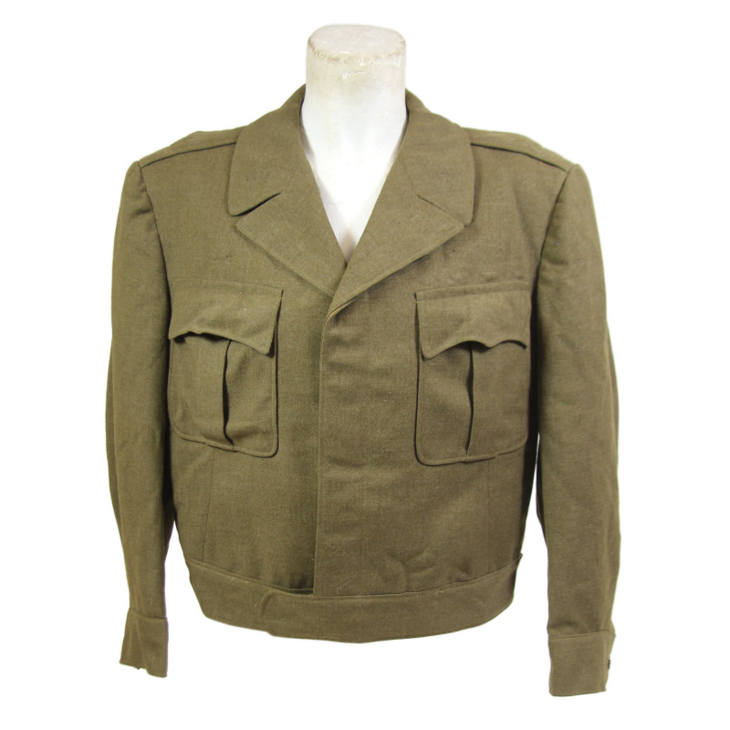 Jacket, Field, Wool, Serge, OD, Officer's, 44S, 1945