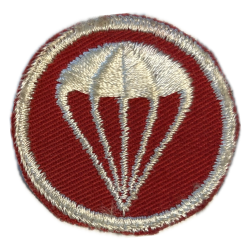 Insigne de calot parachutiste, génie / artillerie, twill