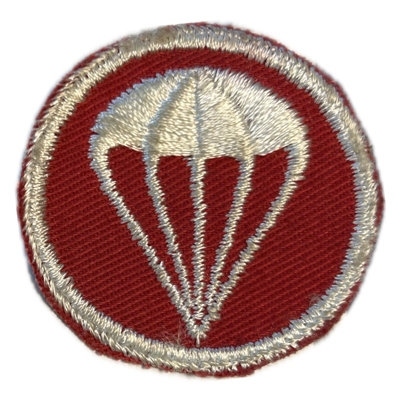 Insigne de calot parachutiste, génie / artillerie, twill