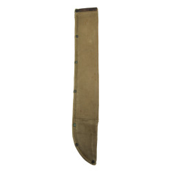 Machete, M-1942, COLLINS & CO., Legitimus, 1944, with Canvas Scabbard, USMC