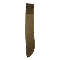 Machete, M-1942, COLLINS & CO., Legitimus, 1944, with Canvas Scabbard, USMC