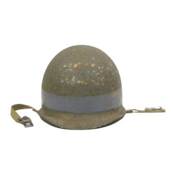 Helmet, M1, fixed bales, US Navy, Naval Amphibious Unit, D-Day, Utah Beach & Omaha Beach