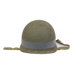 Casque M1, pattes fixes, US Navy, Naval Amphibious Unit, D-Day, Utah Beach & Omaha Beach