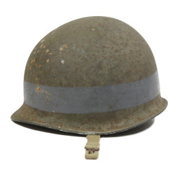 Casque M1, pattes fixes, US Navy, Naval Amphibious Unit, D-Day, Utah Beach & Omaha Beach