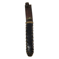 Knife, Trench, M1918, Named, with Leather Scabbard, Theater-Made, USMC