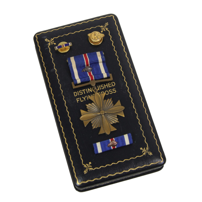 Coffret médaille, Distinguished Flying Cross, Bronze Oak Leaf Clusters