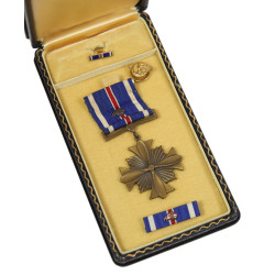 Coffret médaille, Distinguished Flying Cross, Bronze Oak Leaf Clusters