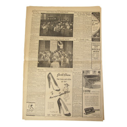 Newspaper, Newark Evening News, June 6, 1944, 'Invasion!!'